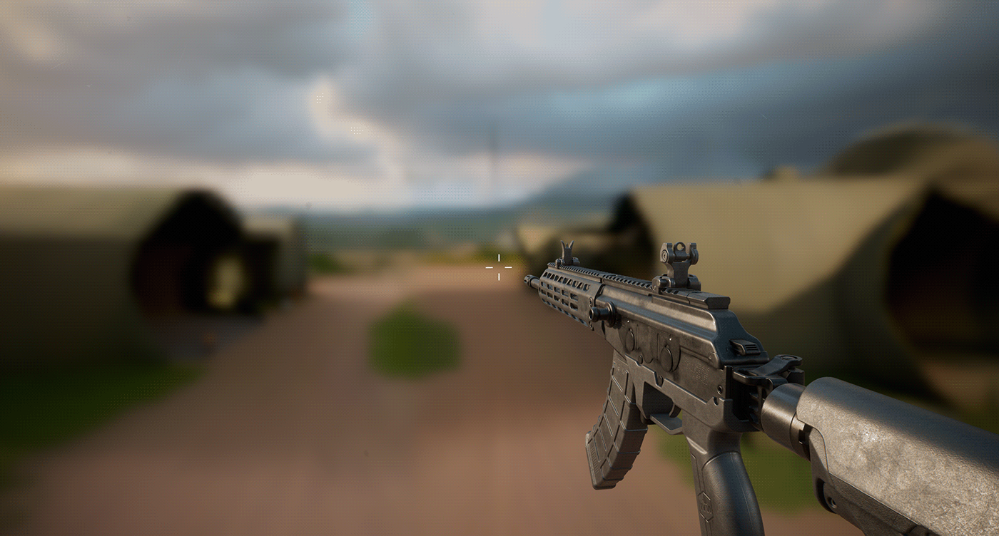 rifle Gun Weapon game 3D