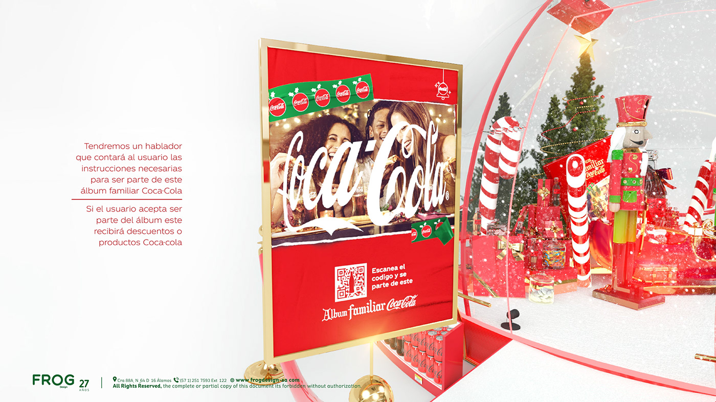 Christmas Coca Cola Display Experience navidad Point of Purchase Point of Sale pop posm Retail