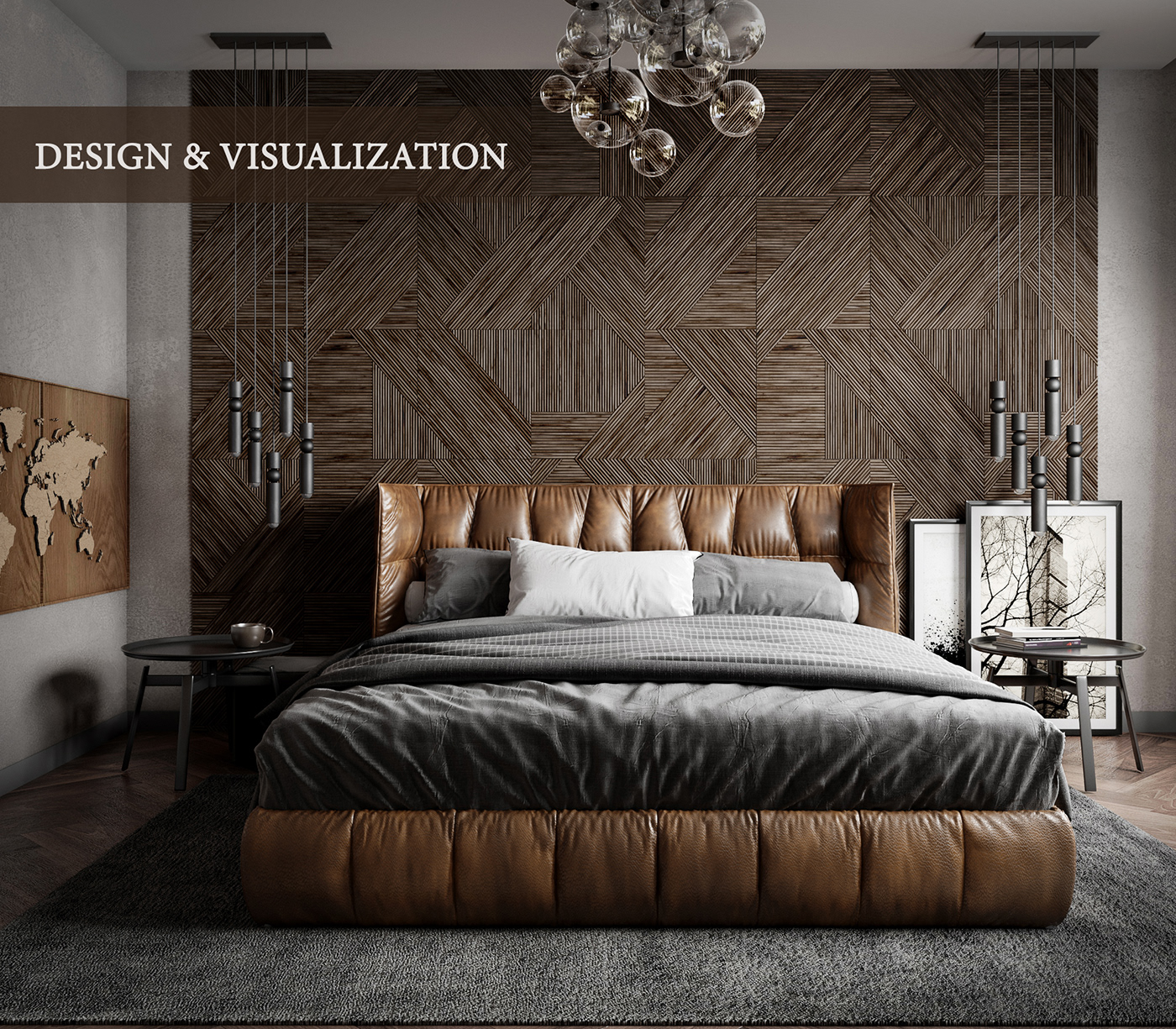 Interior interior design  instagram architecture Render visualization 3ds max archviz corona bedroom design