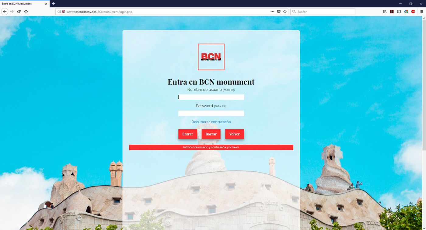 Diseño web barcelona php