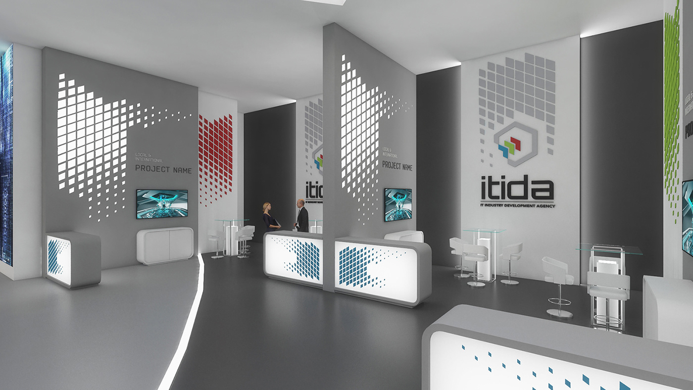 cairo ict digital government Exhibition Design  Information Technology ITIDA
