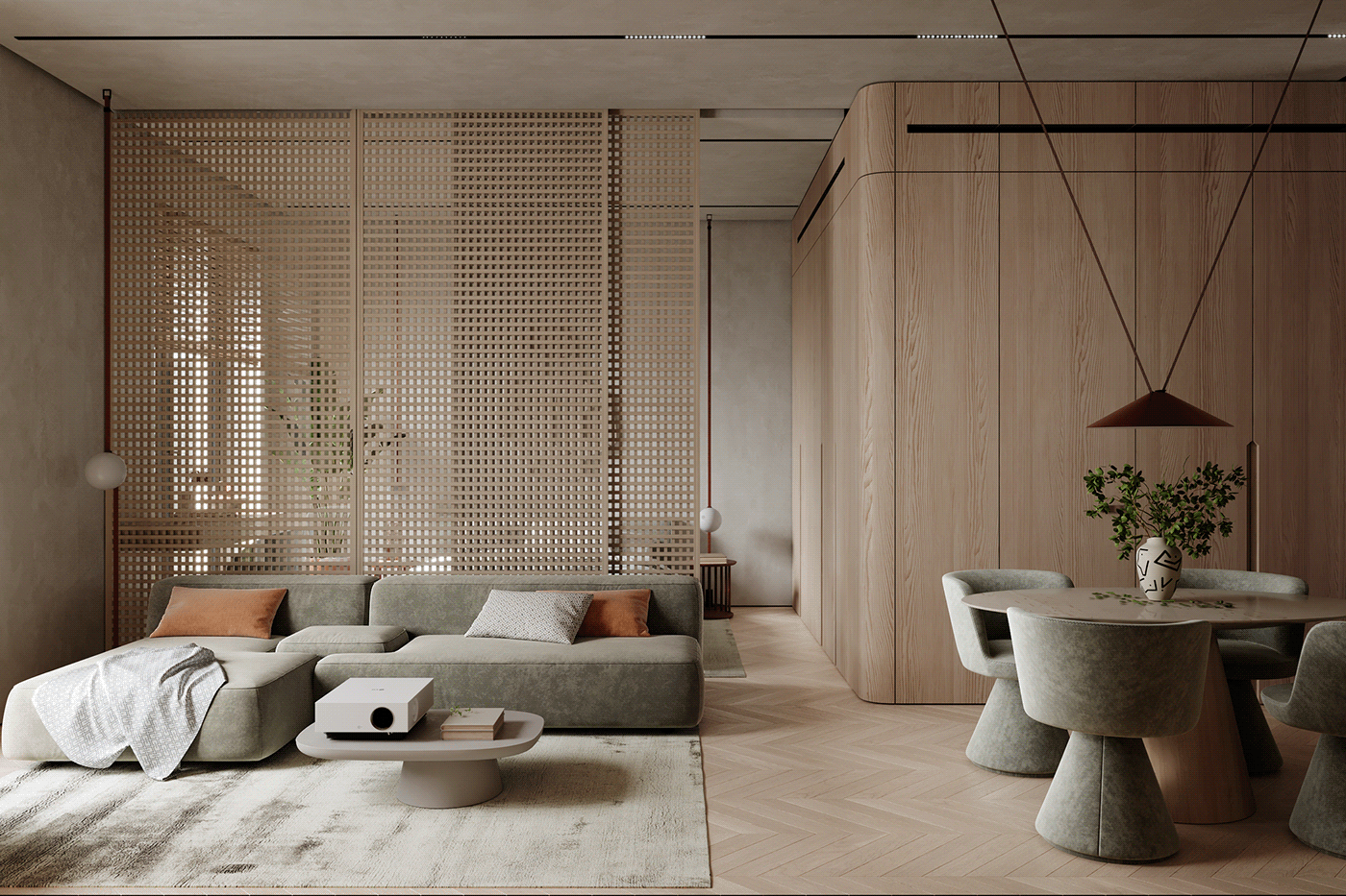 3ds max archviz bathroom corona Interior interior design  kitchen living room modern Render