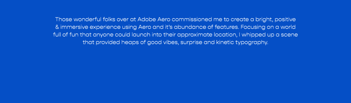 3D Adobe Aero aero animation  Emoji lettering motion motion graphics  smilie typography  