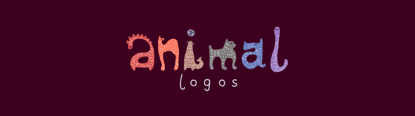 animal animals logo logos logoset logofolio beast cute animation  Nature