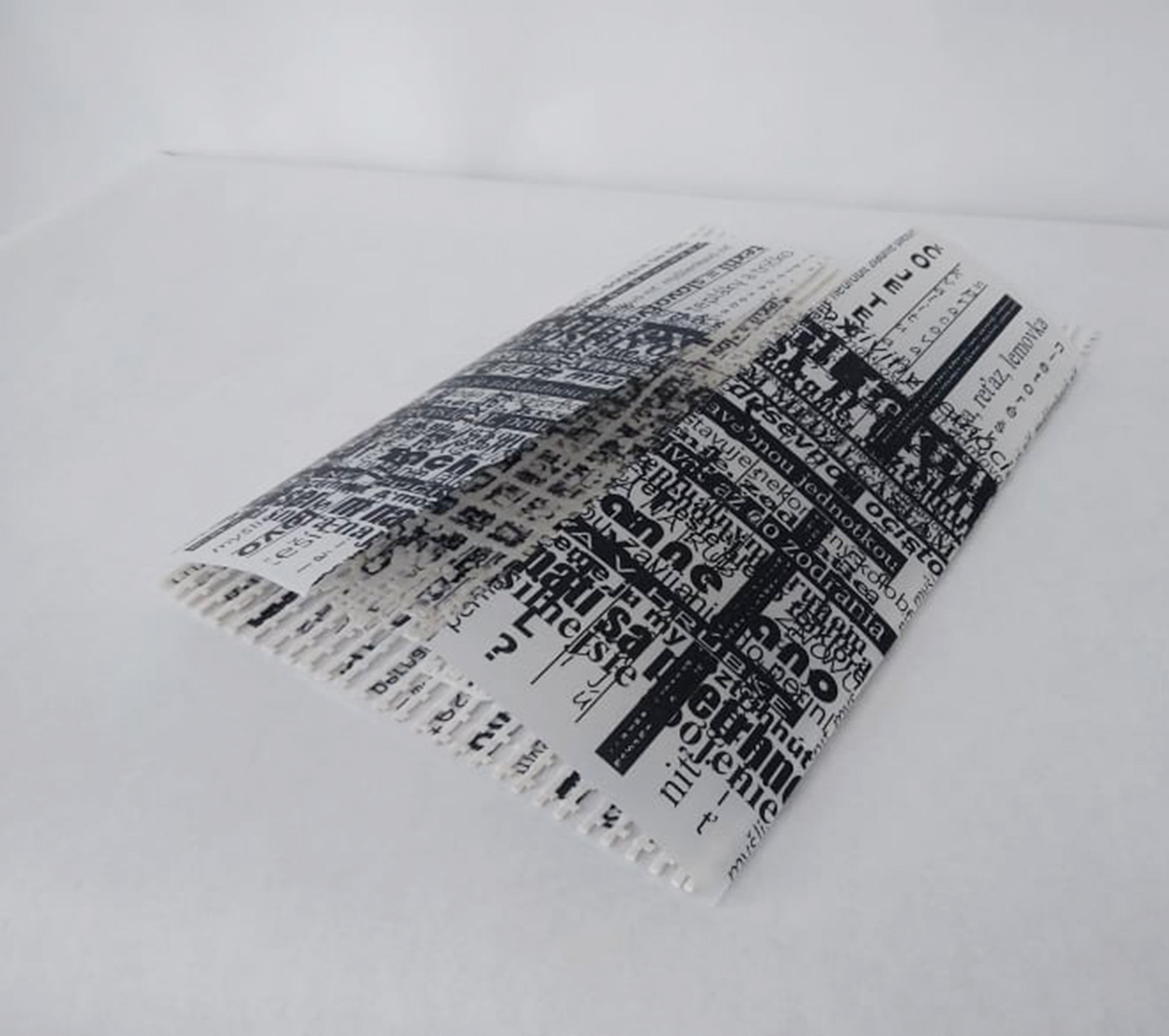 concept art contemporary print text textile