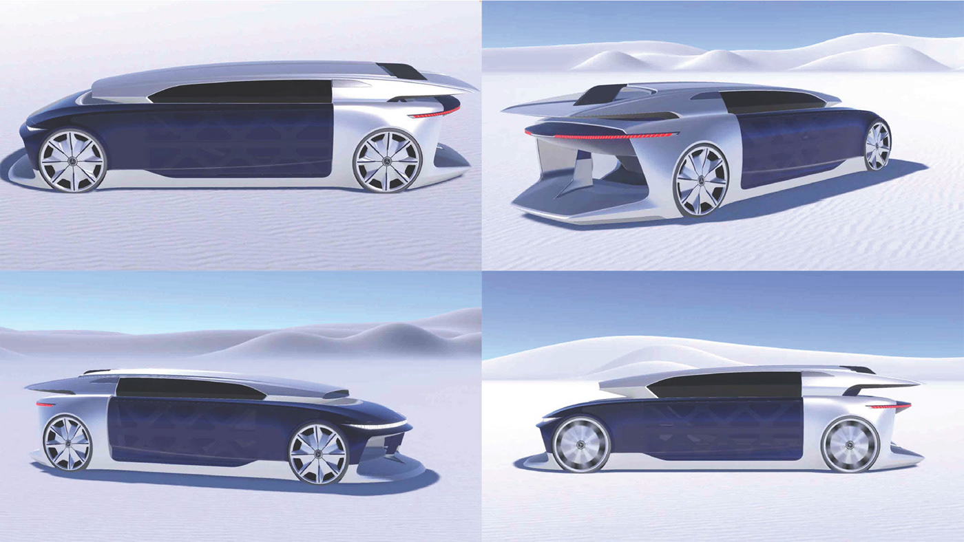 automotive   Autonomous cardesign concept future Maybach mercedes mercedes-benz Mobility Design zeppelin