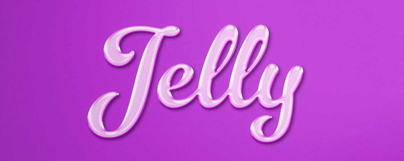 free freebie text effect glossy Candy 3D cute Fun jelly