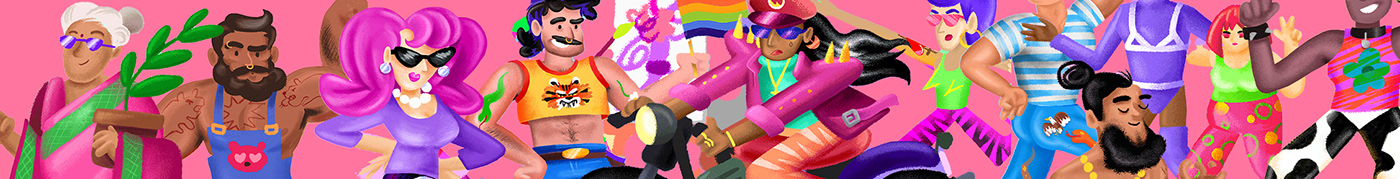 animation  characters gay LGBT LGBTQ+ Love pride pride month prideful queer