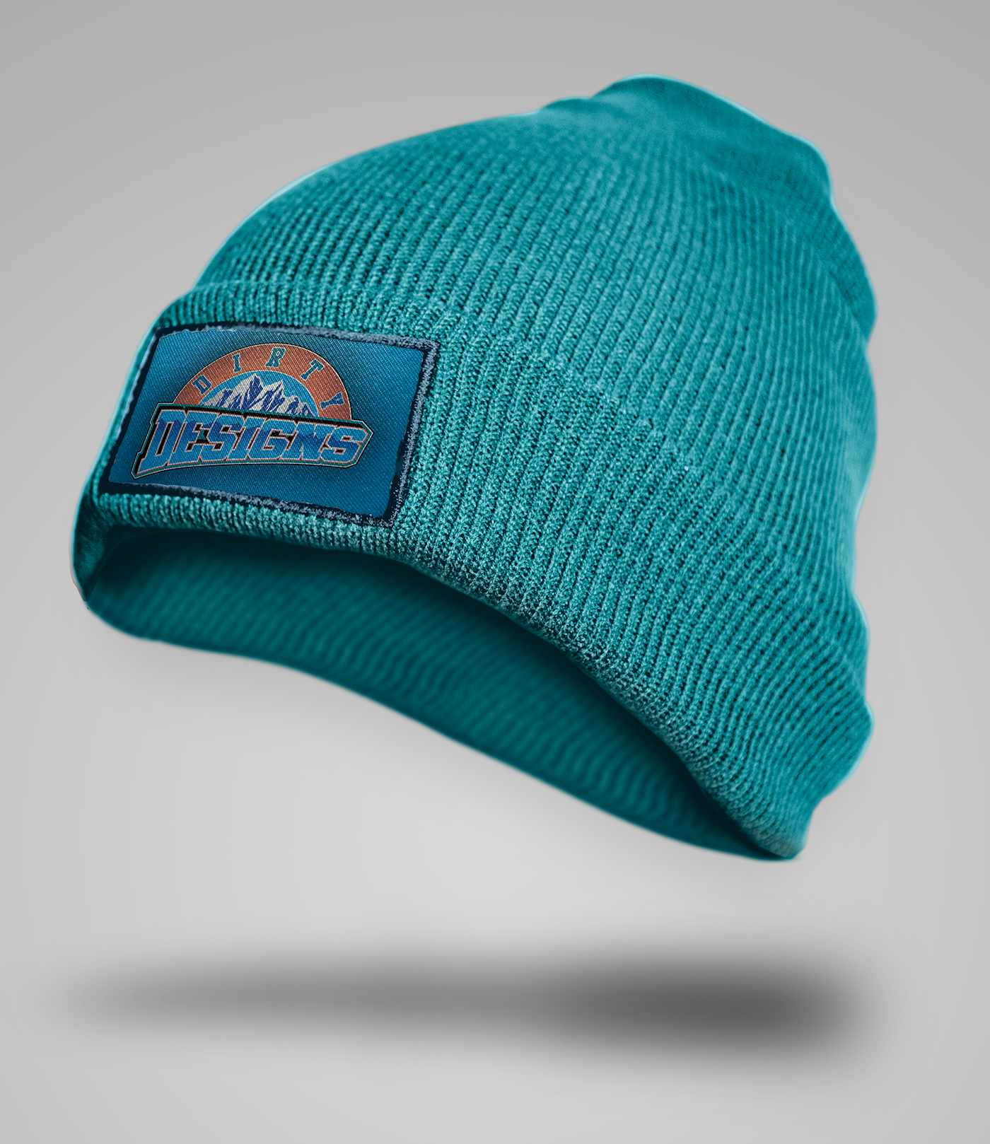 Mockup psd beanie winter HD patch Embroidery free Clothing
