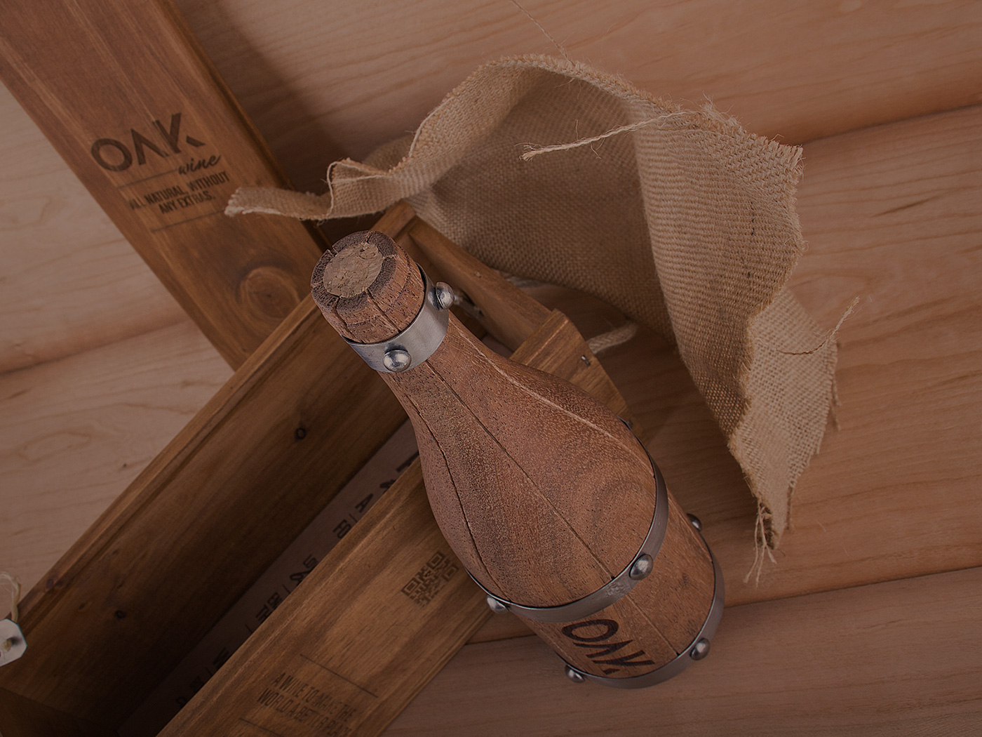 Wine Packaging oak wine wine fine art roble botella de madera grantipo