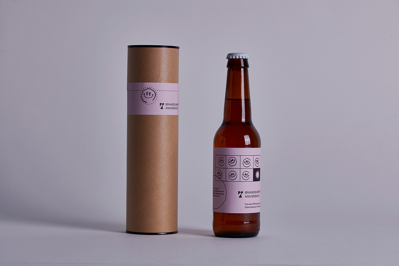 beer beer label cerveza label design Packaging Rubber Stamping smiley stamp