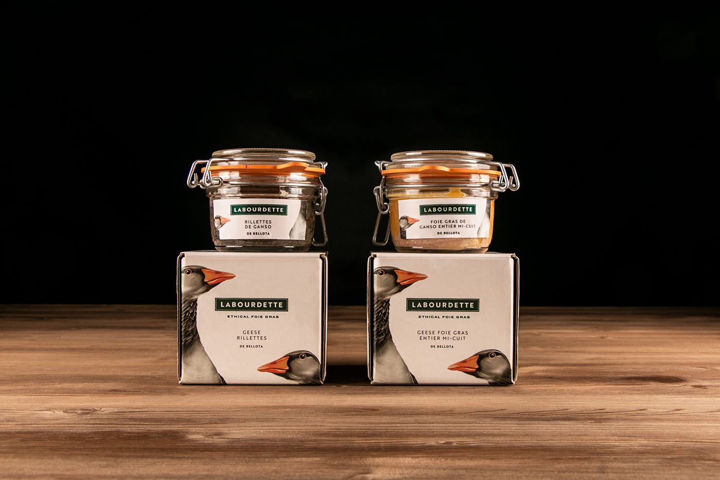 design foiegras Packaging logo food photography