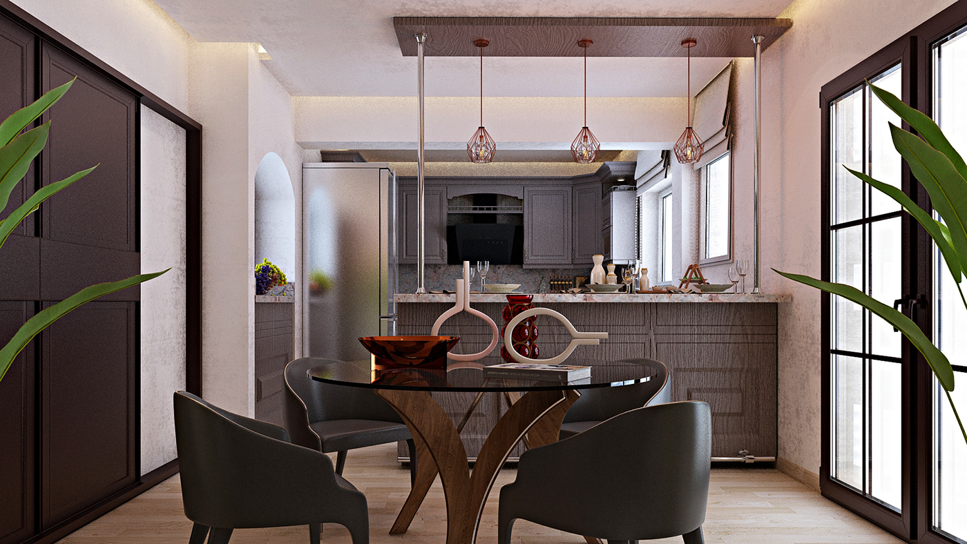 kitchen design Interior architecture graphic