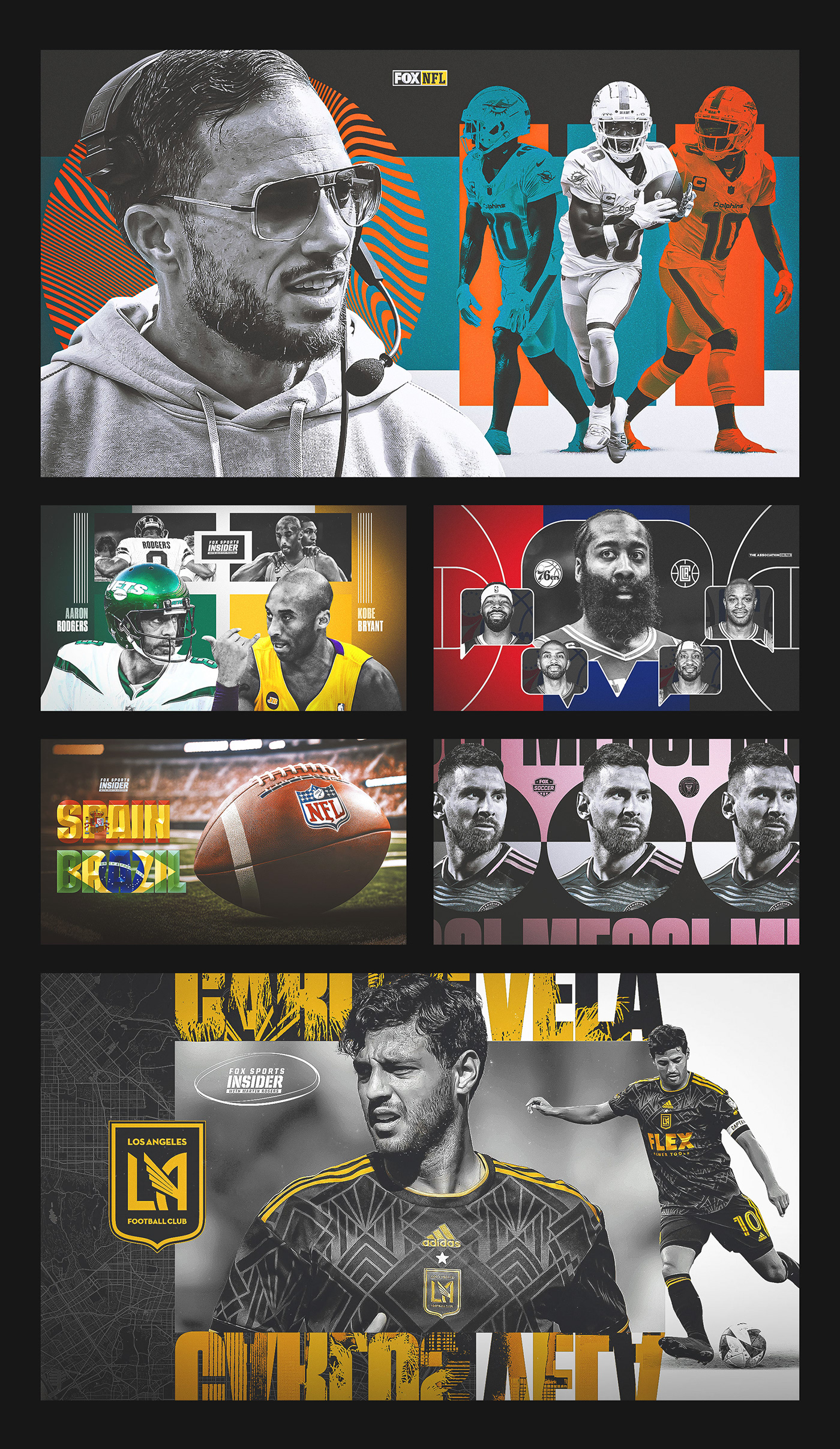 editorial design  graphic design  Sports Design NBA nfl mlb FIFA sports graphics SMSports artwork