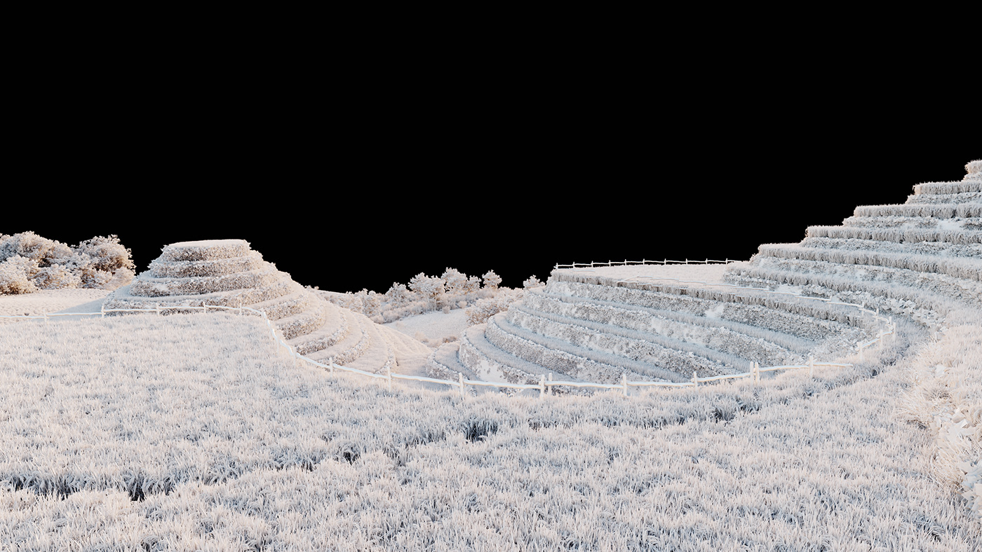 3dsmax atmosphere CGI corona greenery Render visualization Landscape mountains Nature