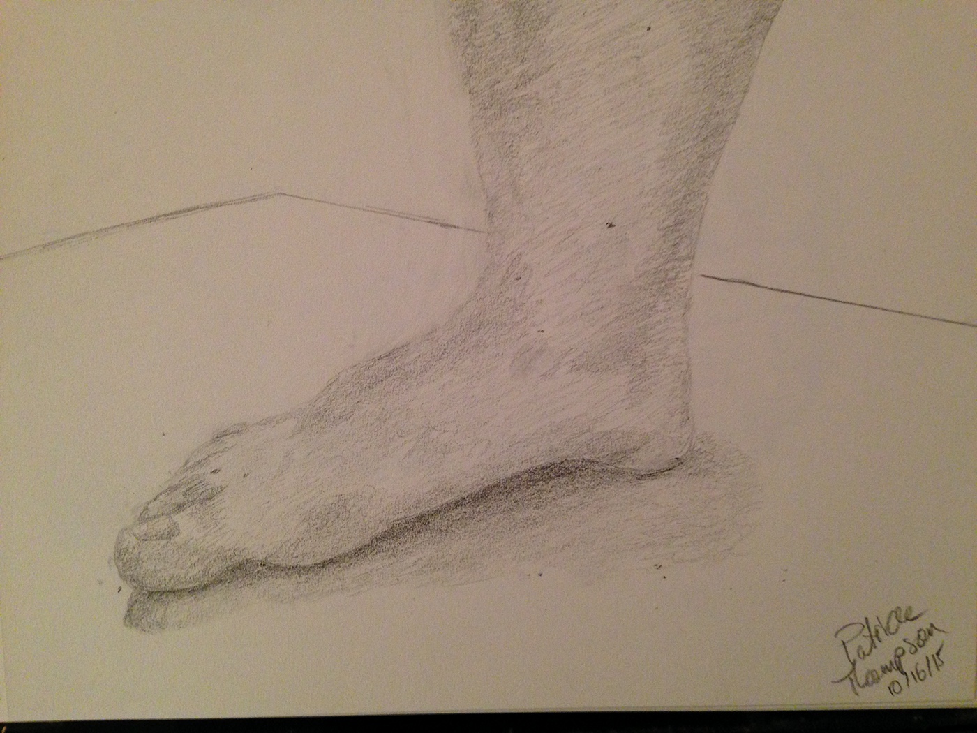 Drawing  hand foot eye