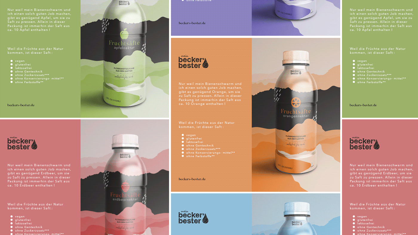 branding  design drink ILLUSTRATION  juice Nektar package Packaging soft drink