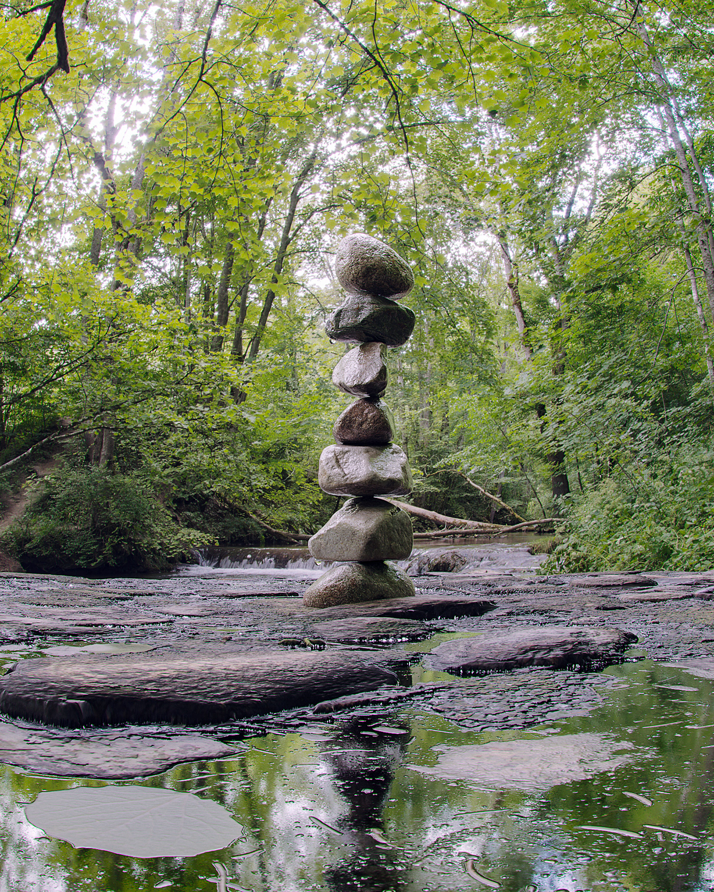 3dmax 3dsmax CGI CoronaRender  Nature photoshop Render stones vray zen stones