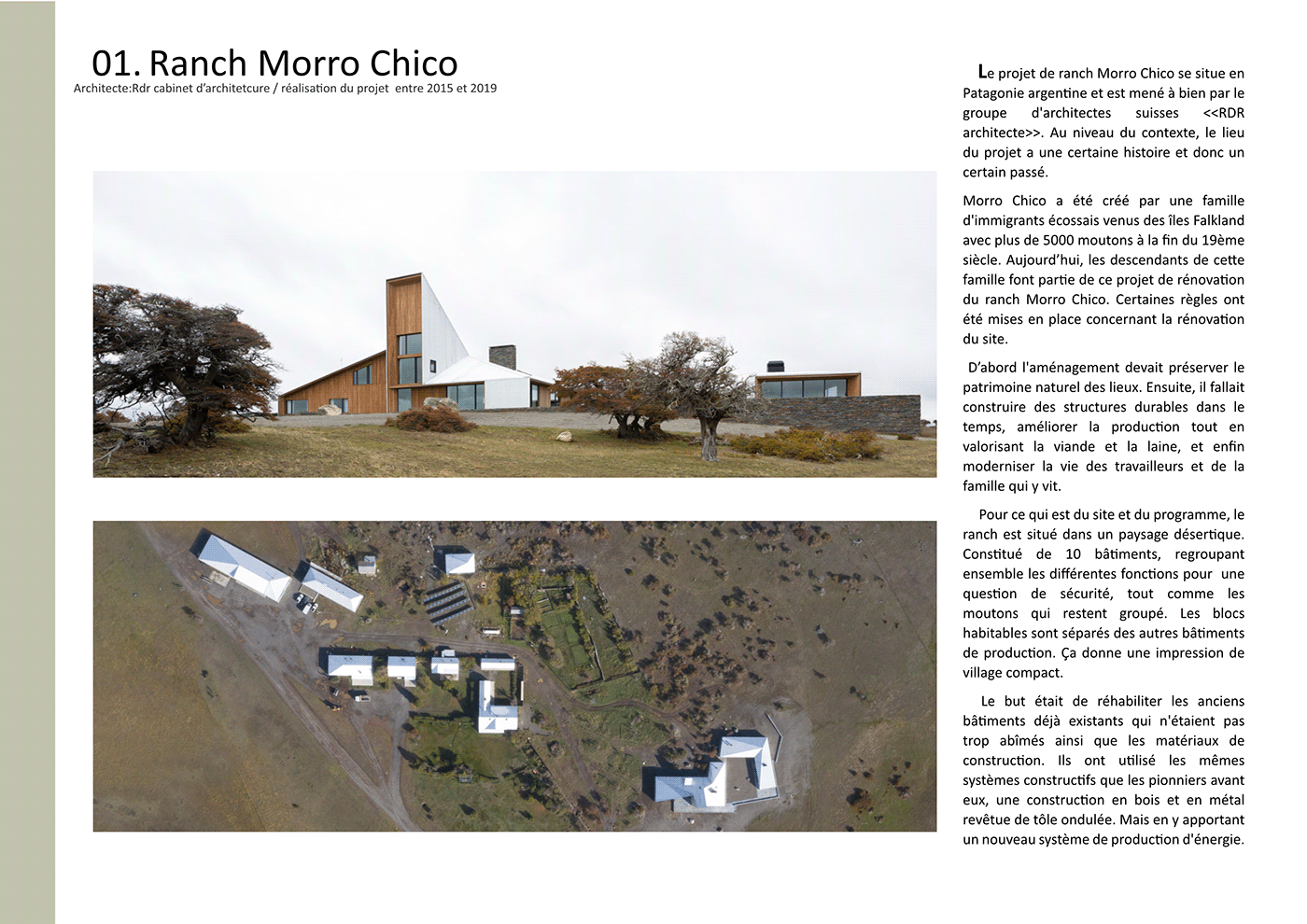 architecture ranch patagonie