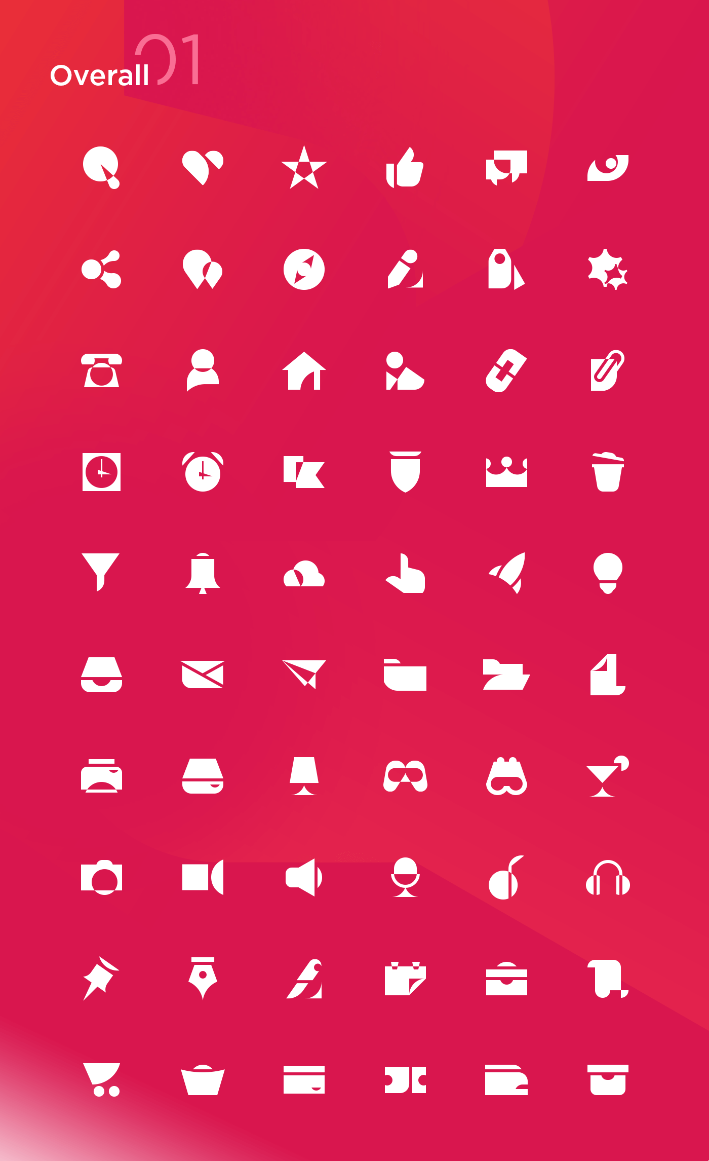 logo simple modern color blur geometric flat Icon