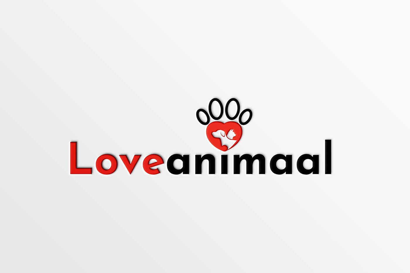 LOVEANIMAL LOGO DESIGN minimal logo Modern Logo