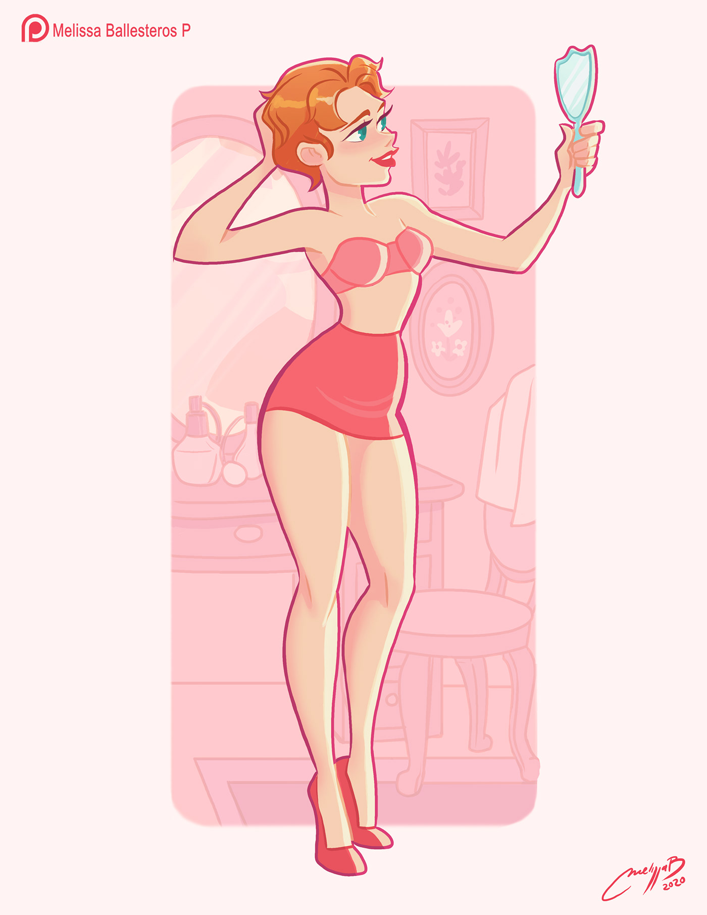 pin up pinup vidette