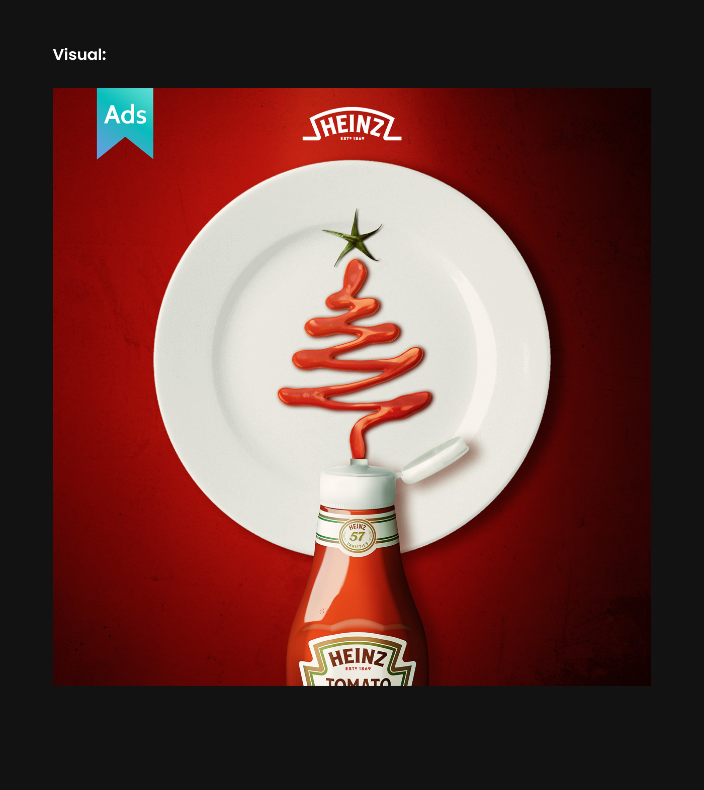 celebration Christmas christmas Tree Holiday ketchup Ketchup Heinz new year Social Media Design social media posts