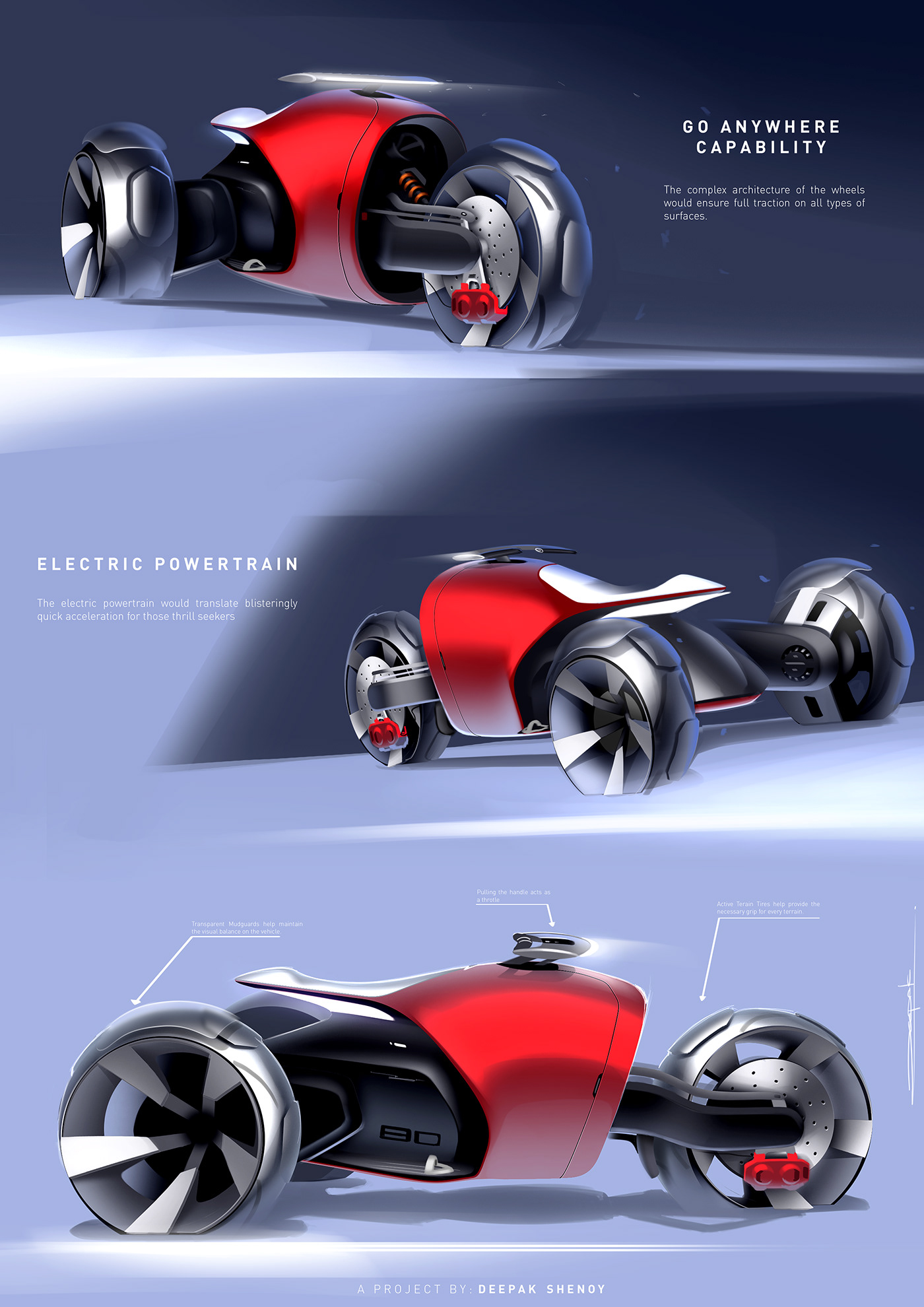 motorbike concept automotivedesign industrial design  trike sport