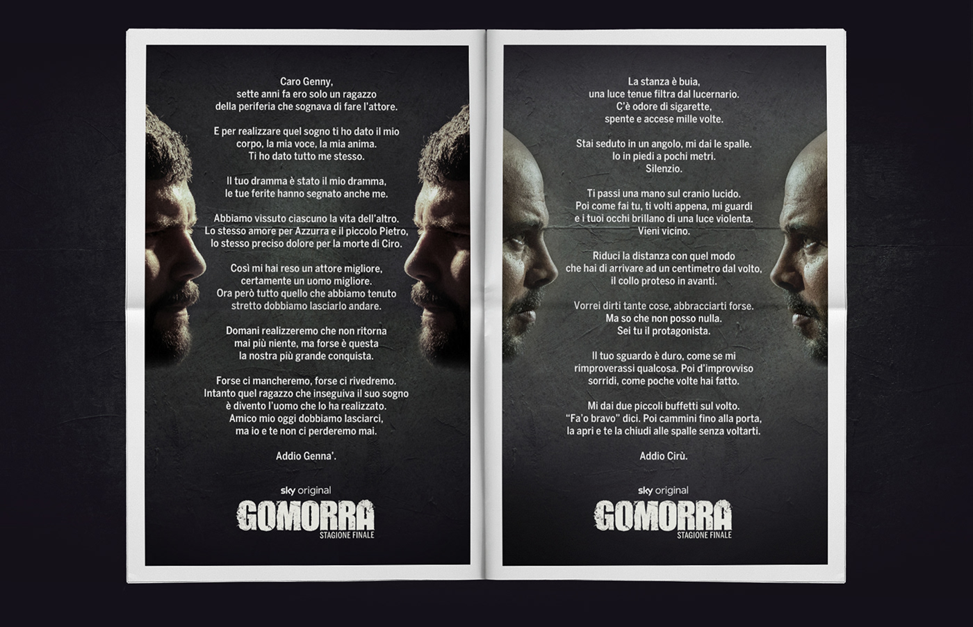 ADV commercial Editorial Content gomorra Integrated Campaign music video PR Campaign promo