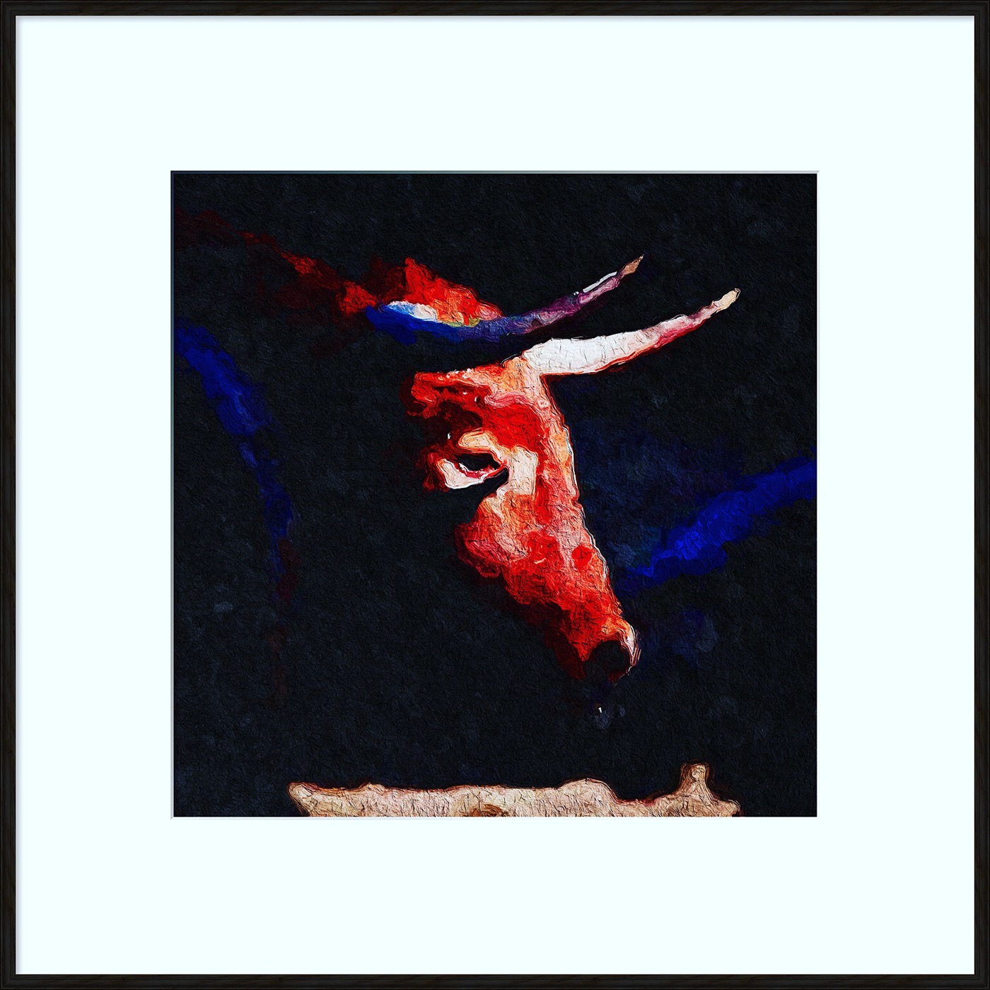 bull art print Bull Painting