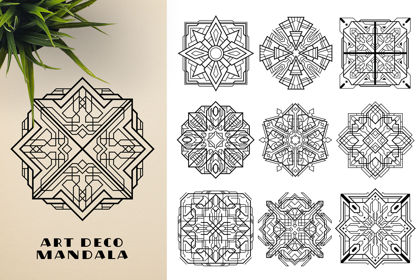 Mandala design vector indian decorative ornaments pattern coloring page coloring for adults art
