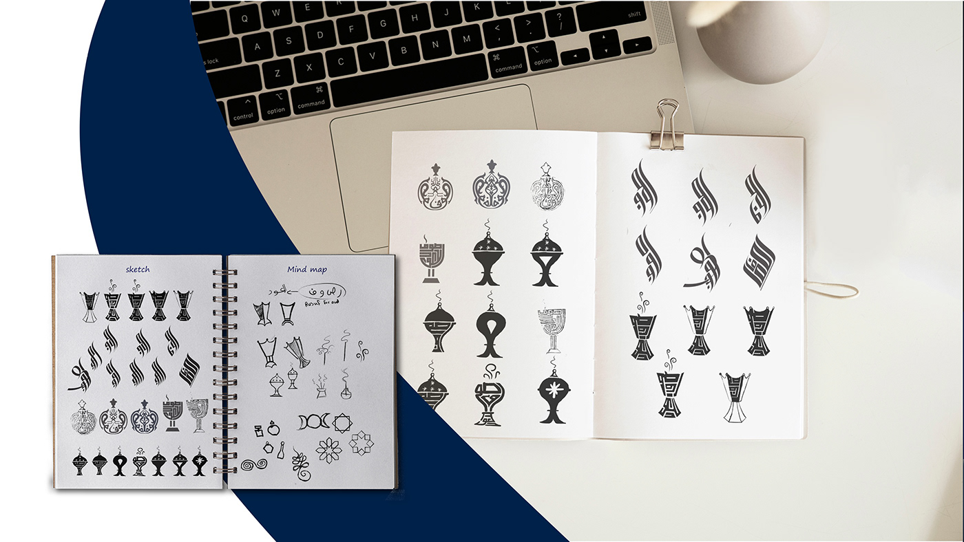 Oud arabic Logo Design identity Brand Design arabic calligraphy brand identity logos Calligraphiy Purfames