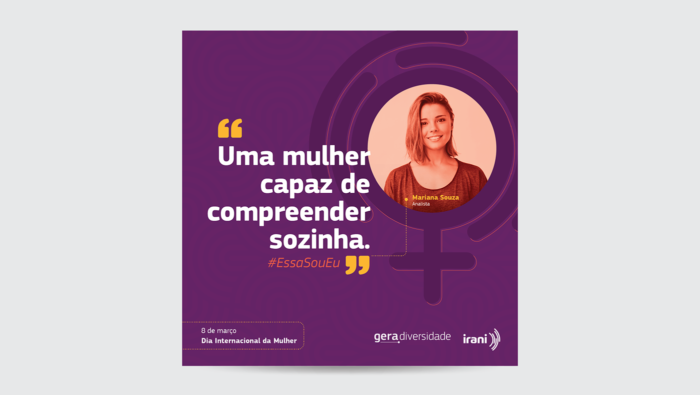 campanha cartaz dia da mulher endomarketing