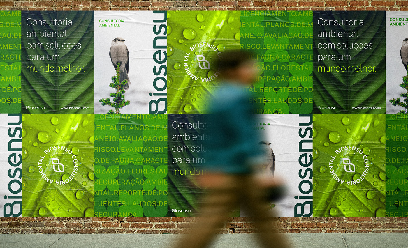 ambiental consultoria environmental green identidade visual logo Nature visual identity forest jungle