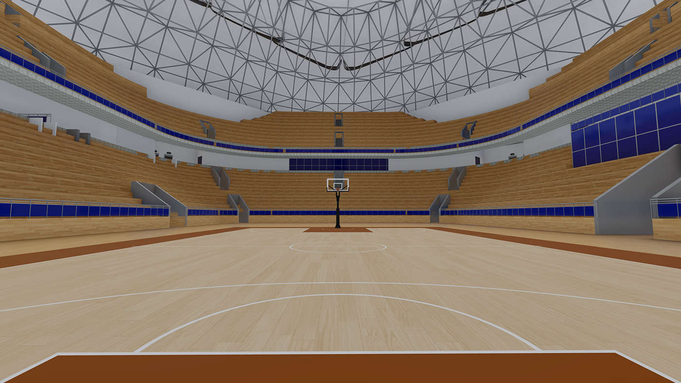 sports architecture stadium Arena interior design  Render visualization exterior modern Smart
