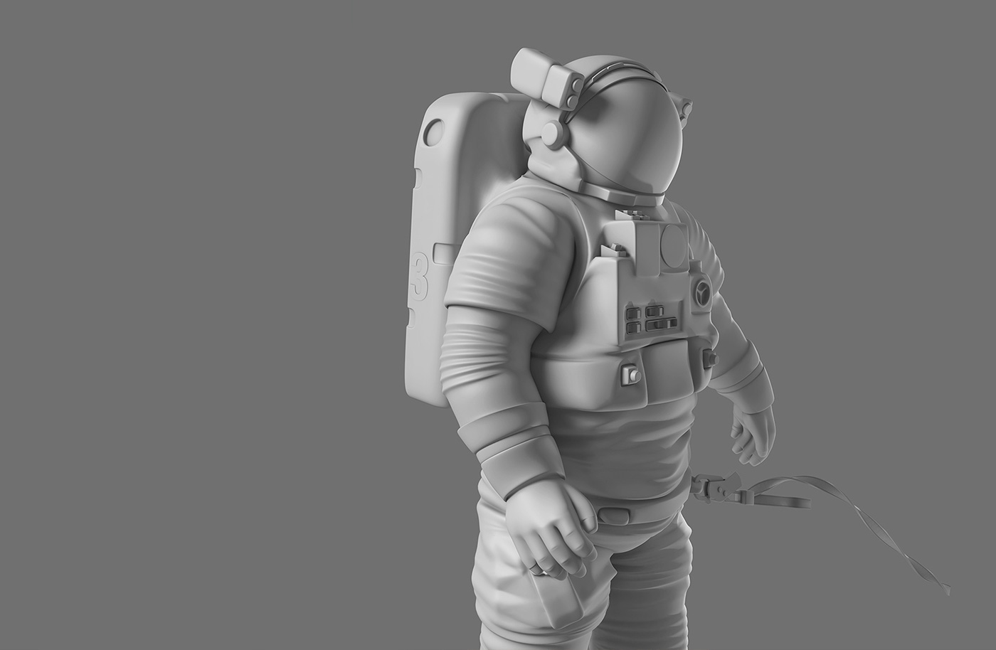 jp1985 astronaut CGI 3D