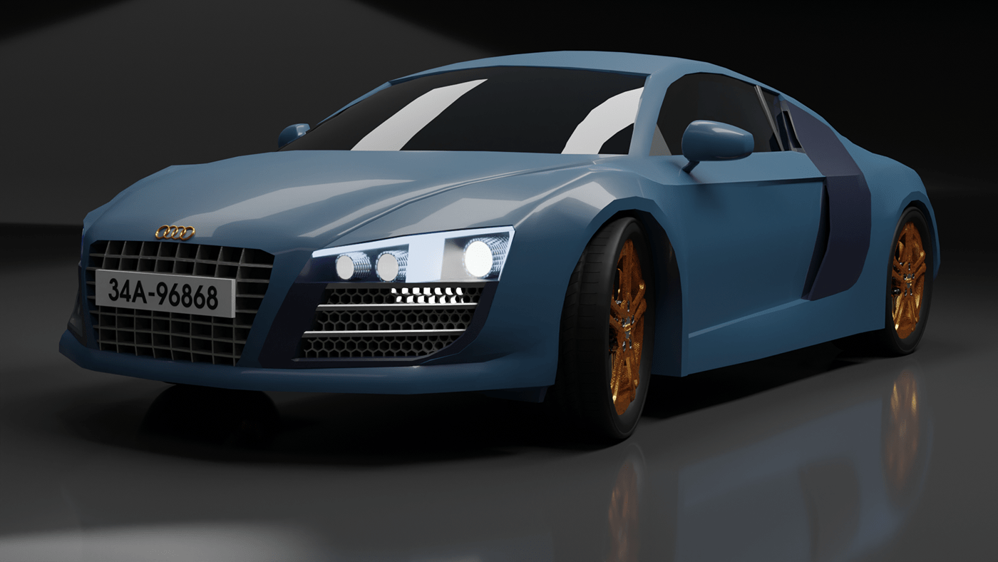 3D car modern Vehicle