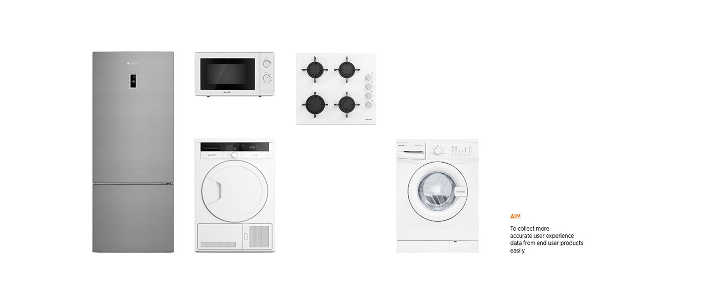 ux UI ui design Sense User research home appliance arçelik