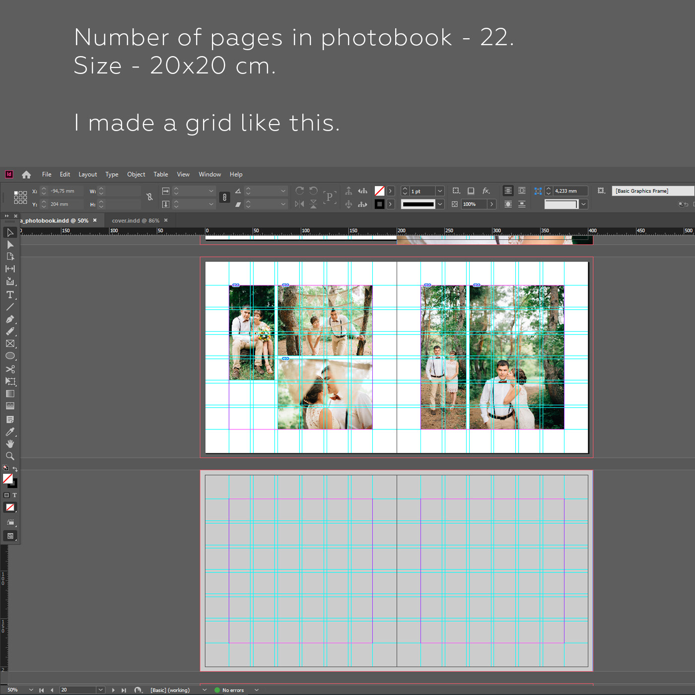 grid in Adobe Indesign