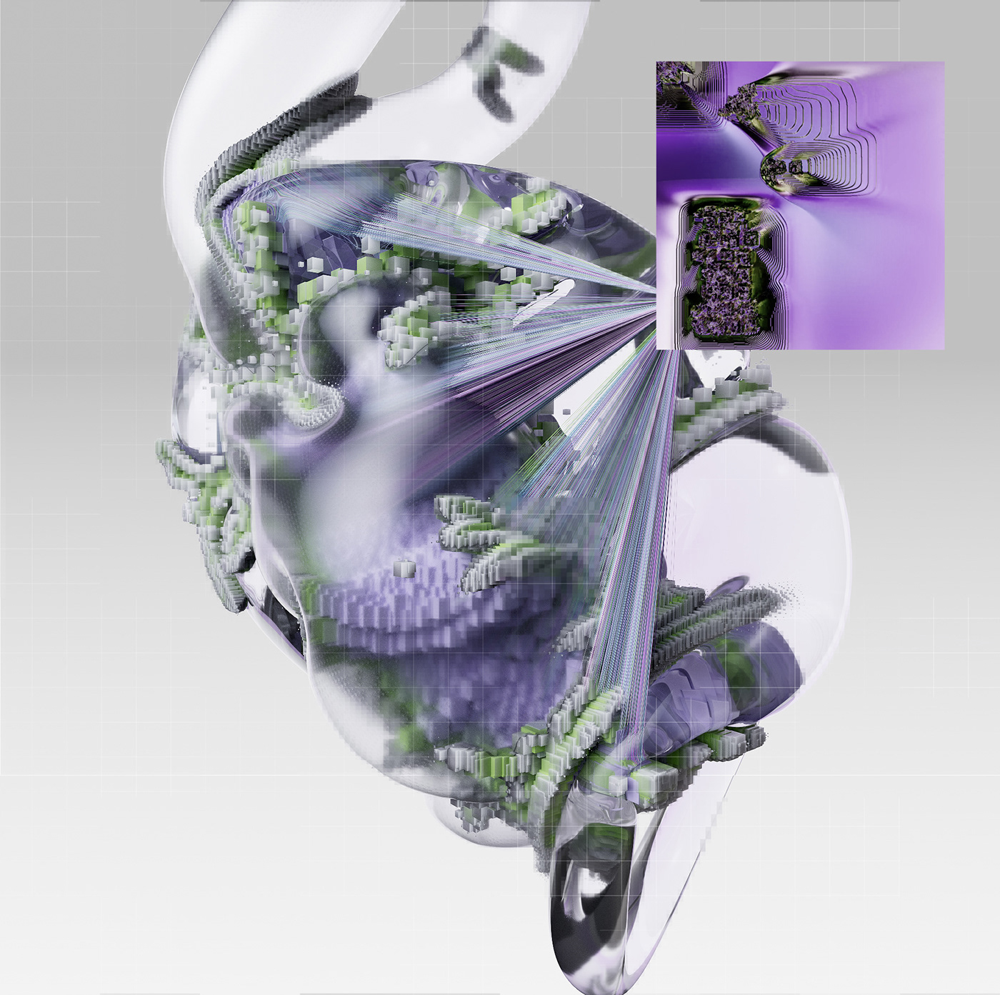 deepmind artificial intelligence cinema 4d 3D Render visualization ai houdini