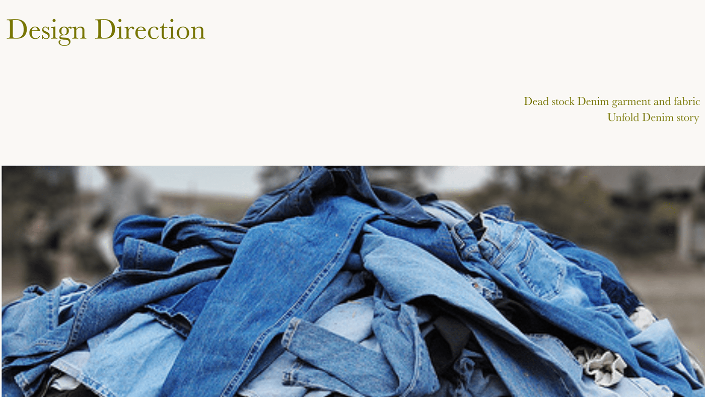 brand identity Denim Fashion  industrial waste innovation jeans Style styling  Sustainable Design upcycling