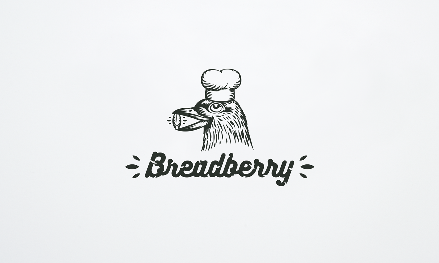 Packaging design bread bird berry