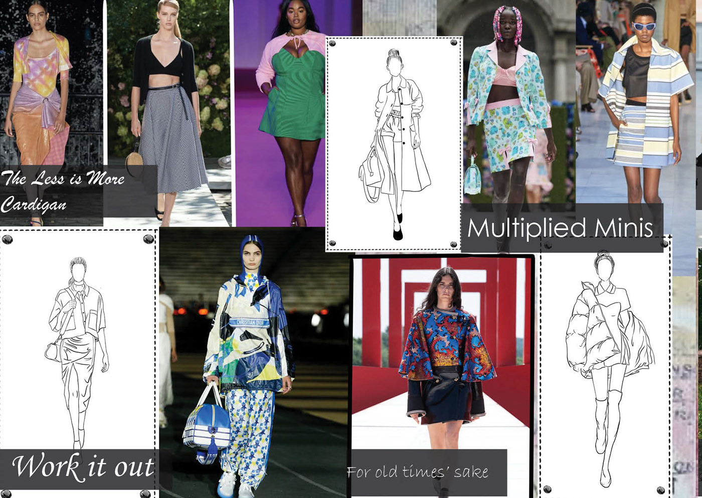 Collection Fashion  fashion design fashion illustration forecasting moodboard SS21 trend trendreport womenswear