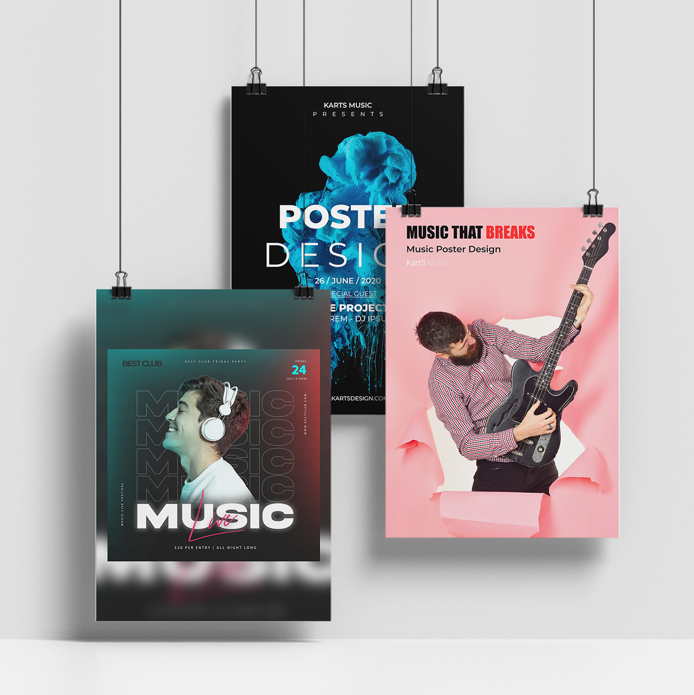 banner billboard design graphic graphic design  marketing   music music industry poster Poster Design