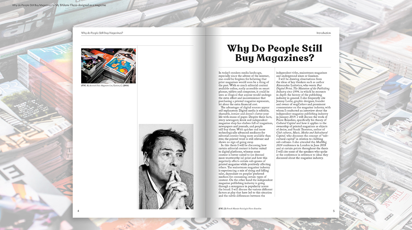 editorial graphic design  magazine print slow media thesis