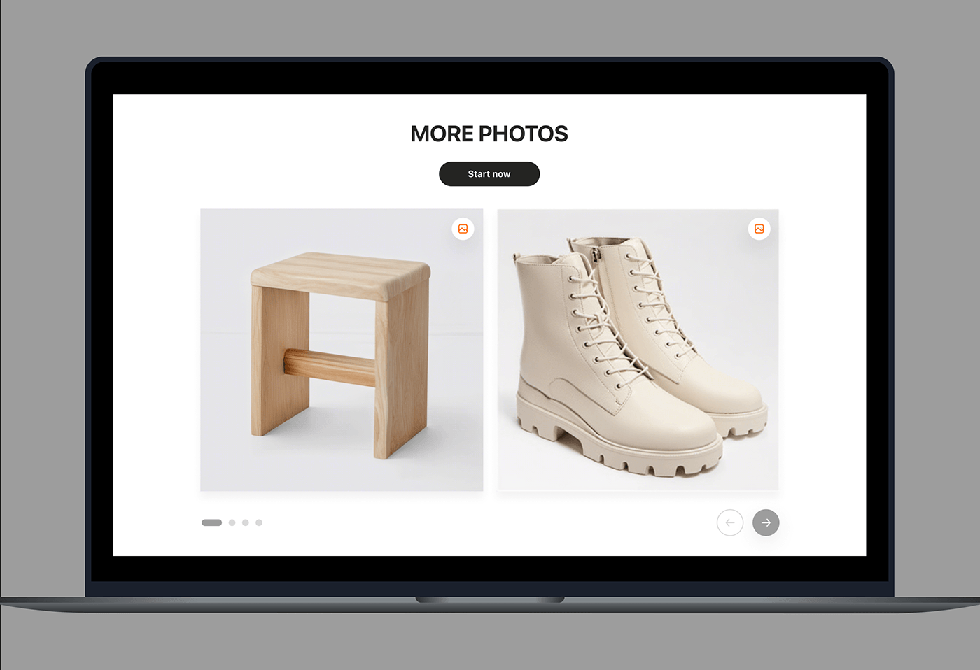 Figma UI/UX Web Design  landing page Website ui design Photography  e-commerce photostudio Adaptive