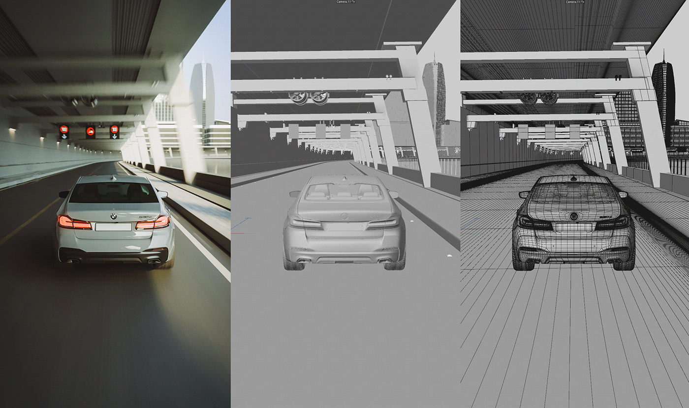 3D animation  automotive   BMW c4d car CGI cinema4d corona visualization
