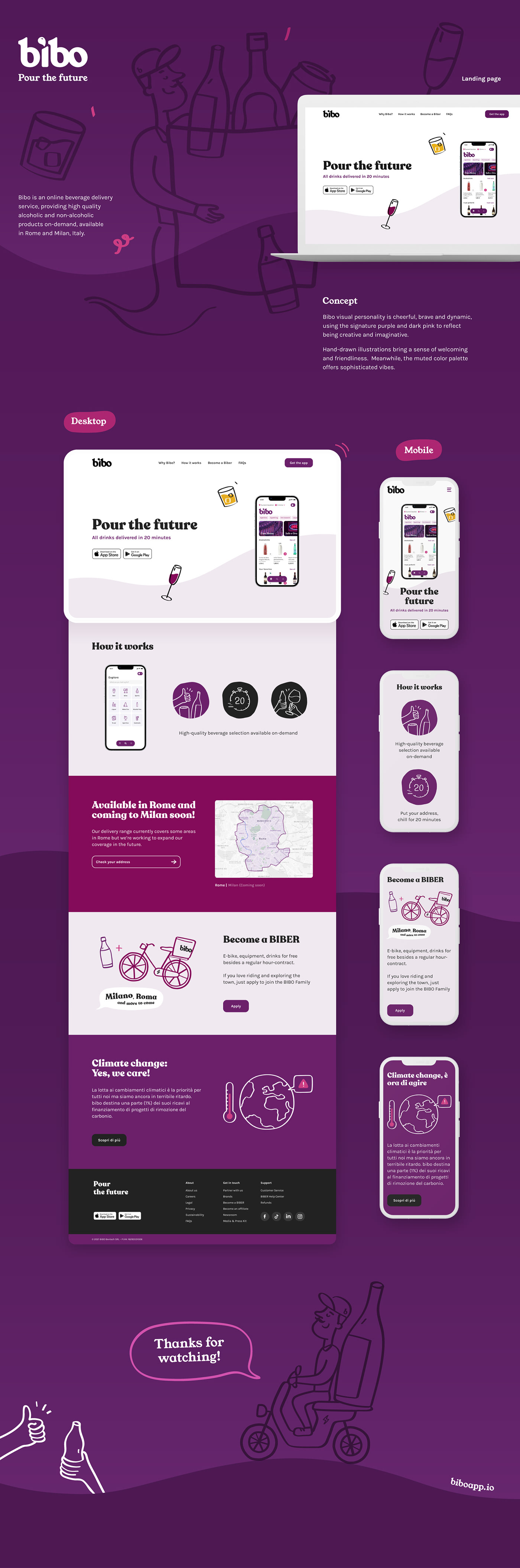 Company Branding delivery app delivery service Grocery Grocery App landing page Web Design  brand identity Visual Branding visual identity