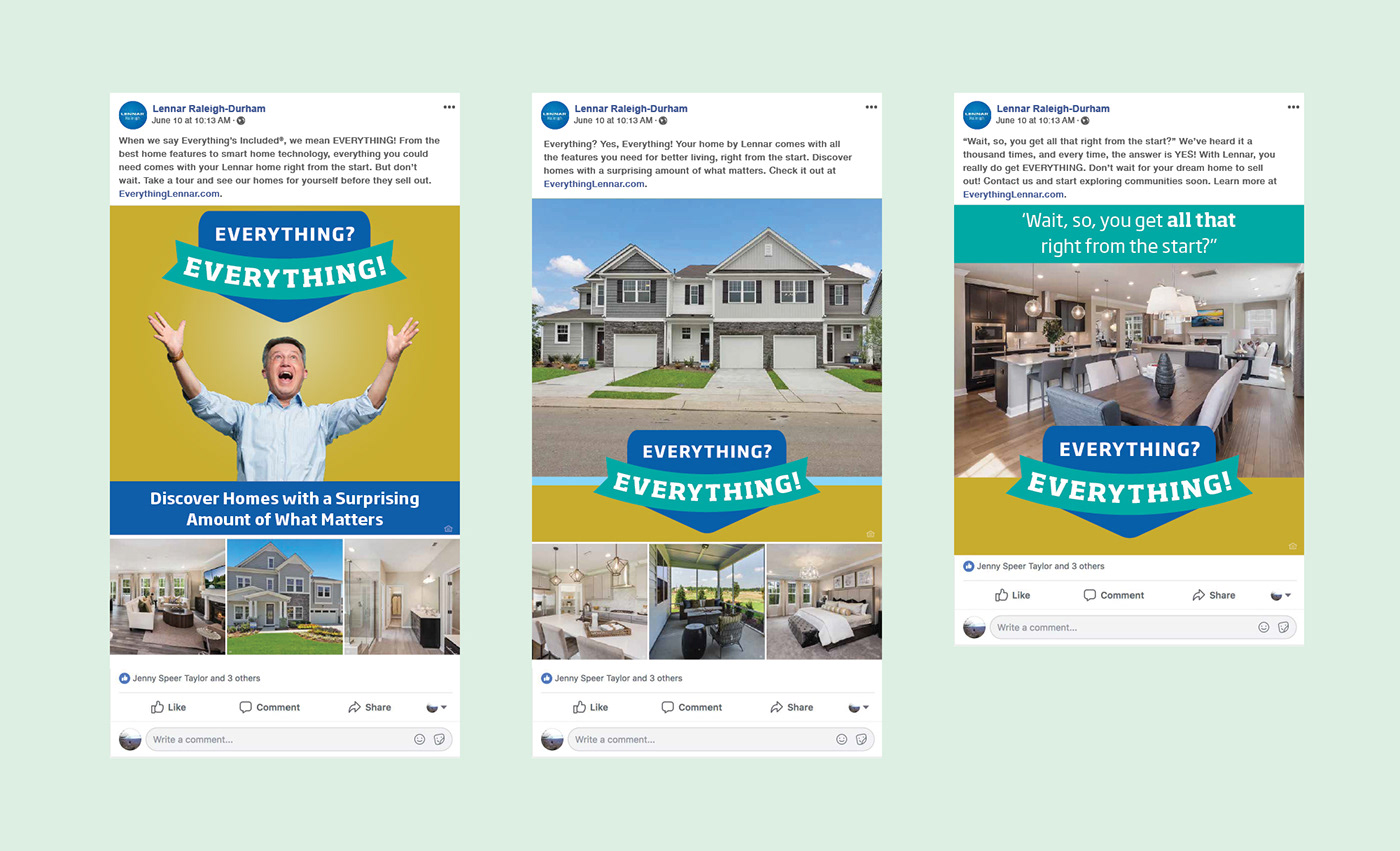 copywriting  graphic design  real estate Seasonal Campaign social media