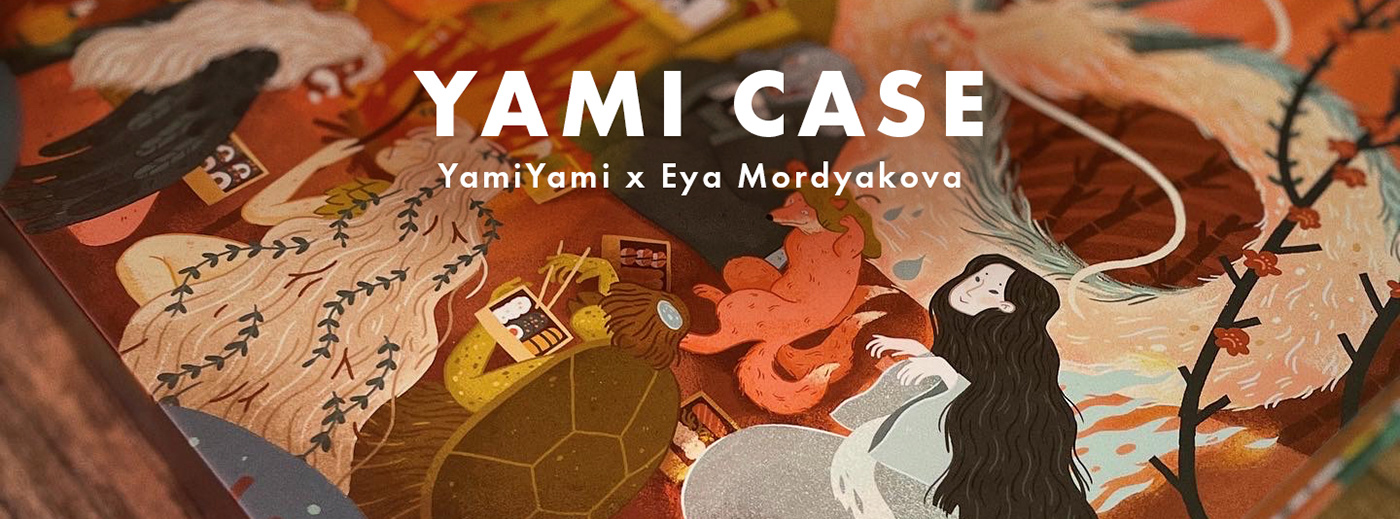 digital illustration Folklore ILLUSTRATION  japanese japanese art packaging design product design  Slavic Mythology Sushi yokai